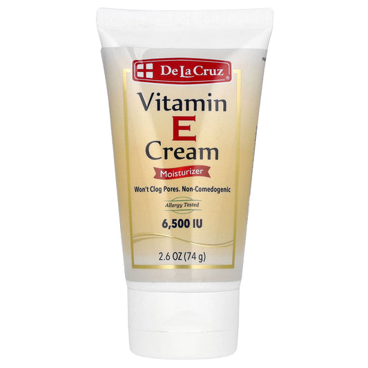 De La Cruz-Vitamin E Cream-Moisturizer-2.6 oz (74 g)