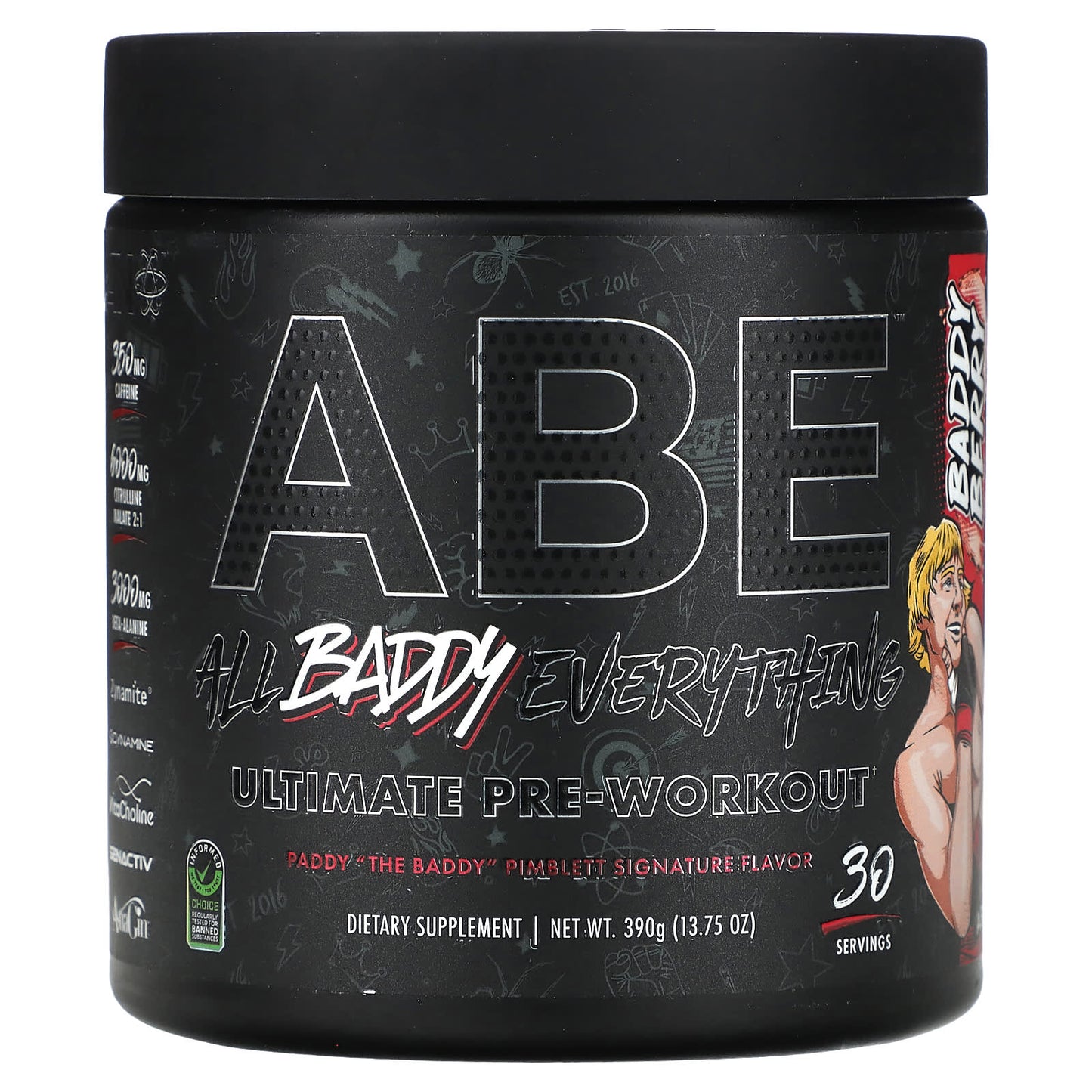 ABE-Ultimate Pre-Workout-Baddy Berry-13.75 oz (390 g)