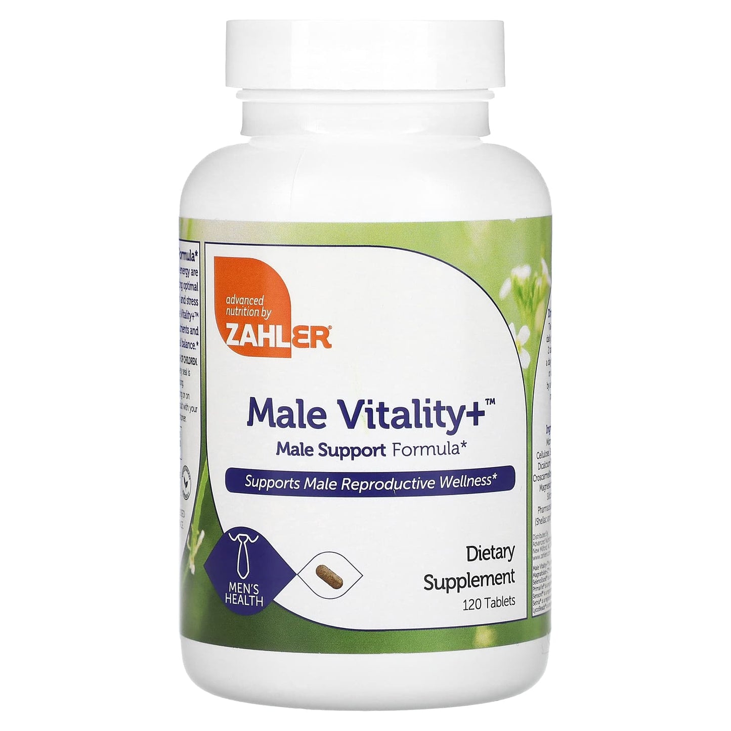 Zahler-Male Vitality +-Supports Male Reproductive Wellness-120 Tablets