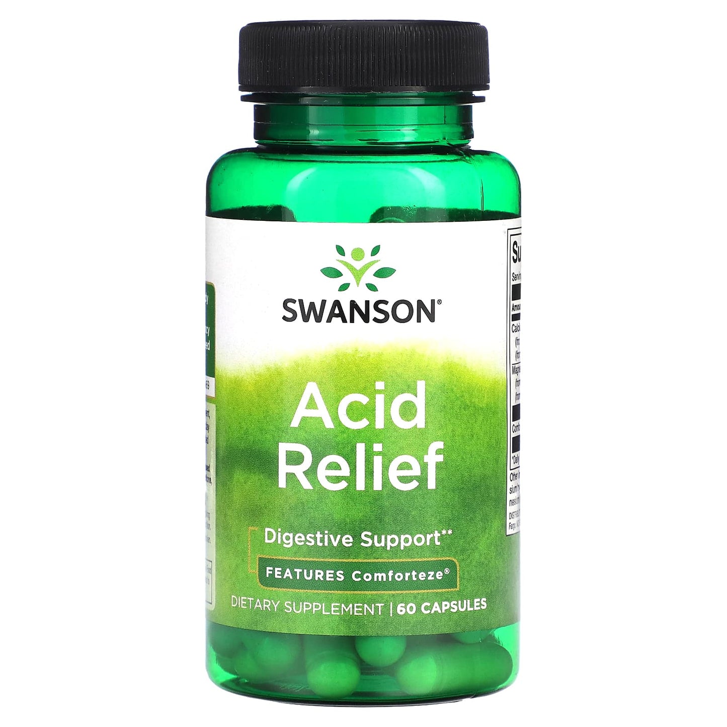 Swanson-Acid Relief-60 Capsules