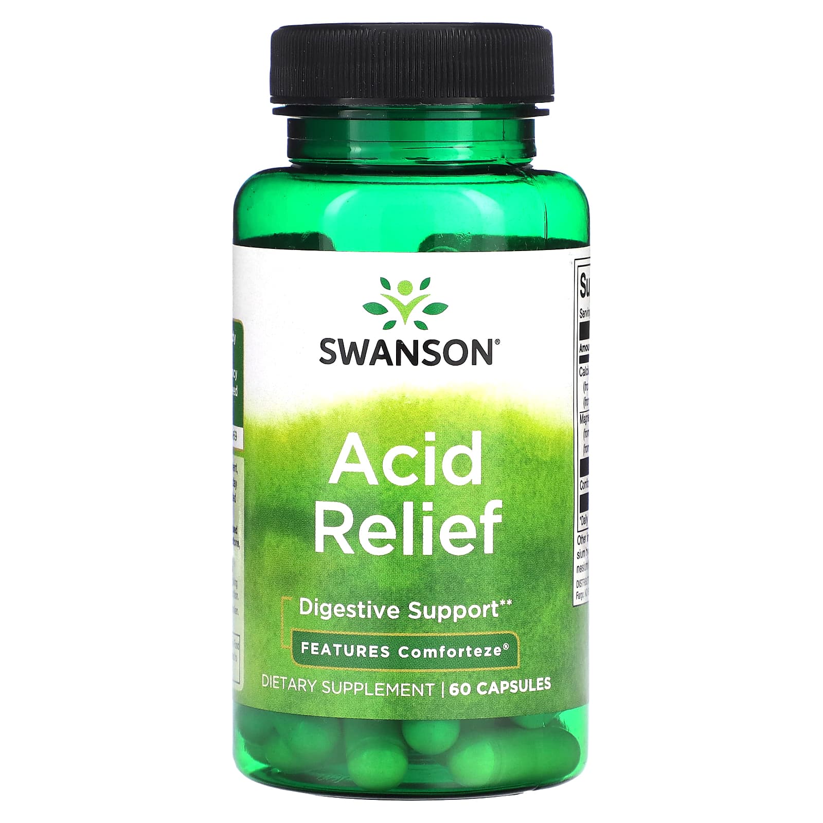 Swanson-Acid Relief-60 Capsules