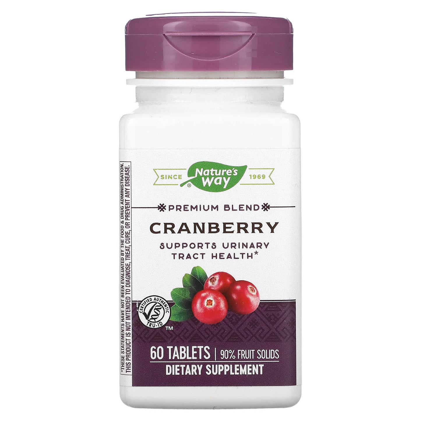 Nature's Way-Cranberry-Premium Blend-60 Tablets