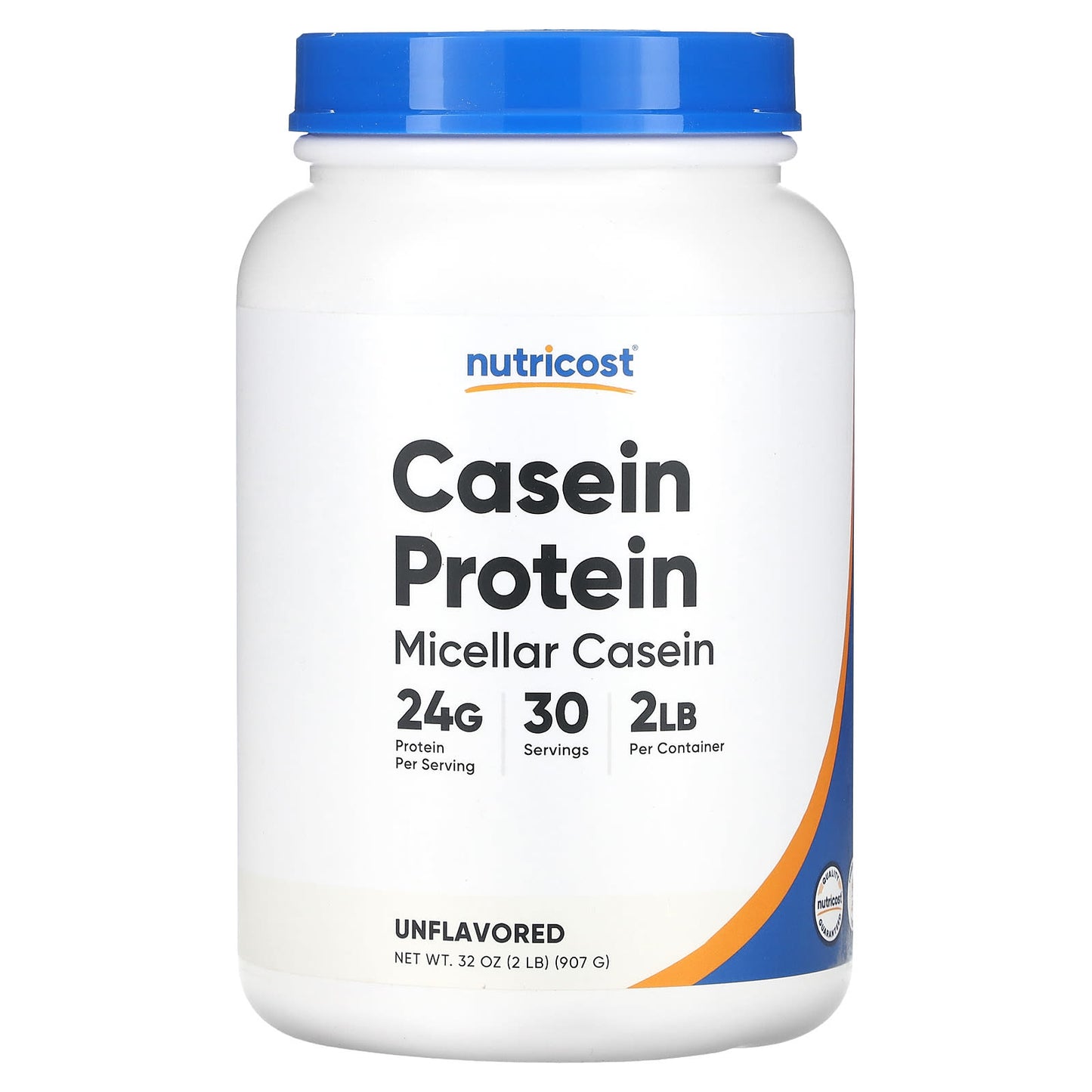 Nutricost-Casein Protein-Unflavored-2 lb (907 g)