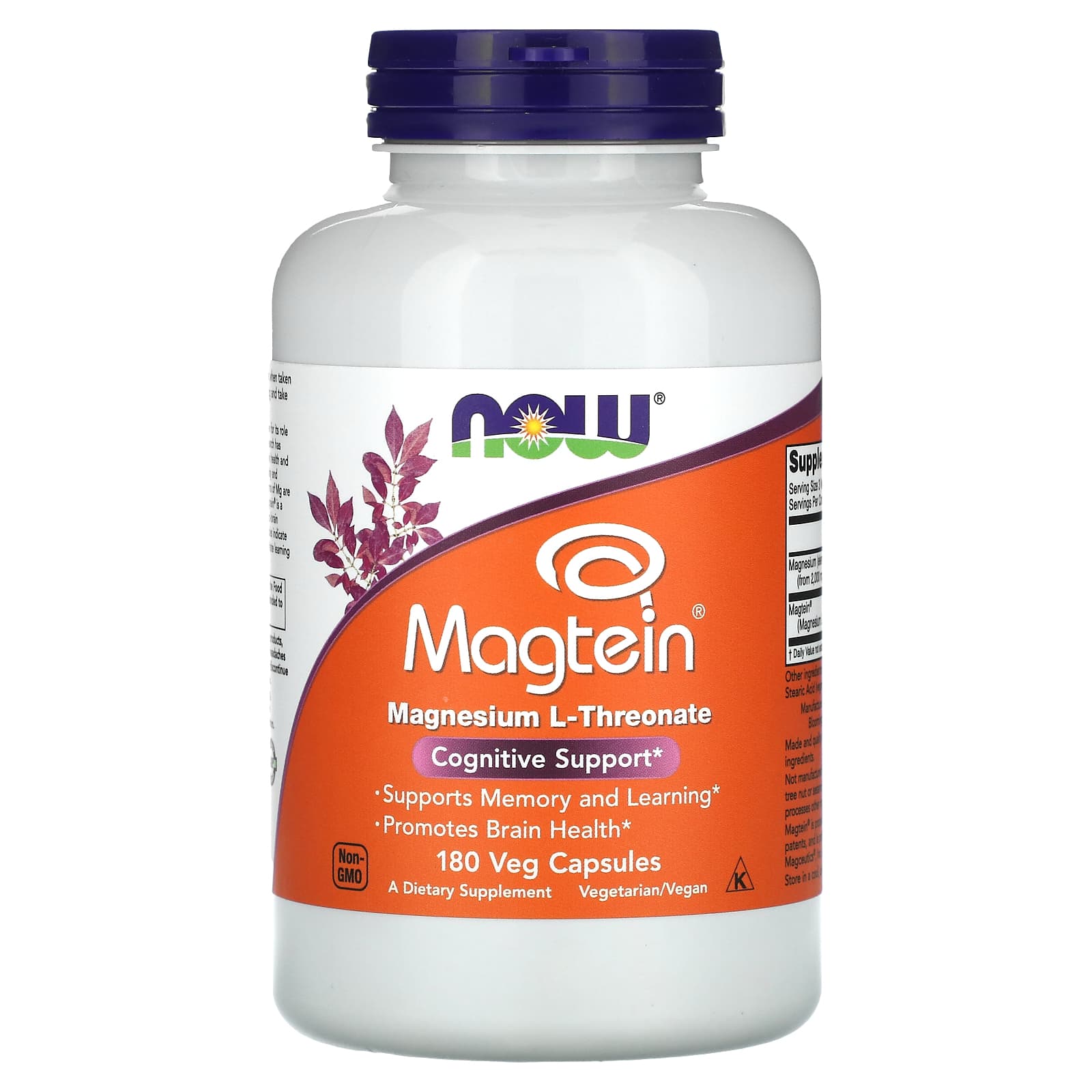 NOW Foods-Magtein-180 Veg Capsules