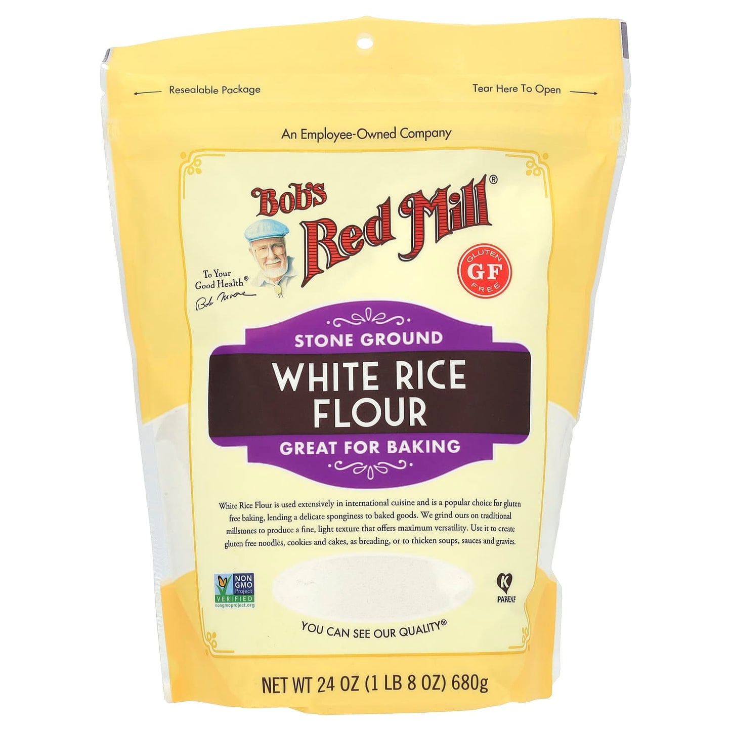 Bob's Red Mill-White Rice Flour-24 oz (680 g)