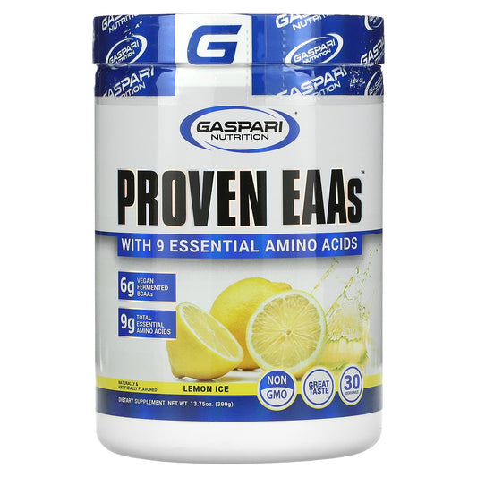 Gaspari Nutrition-Proven EAAs-Lemon Ice-13.75 oz (390 g)