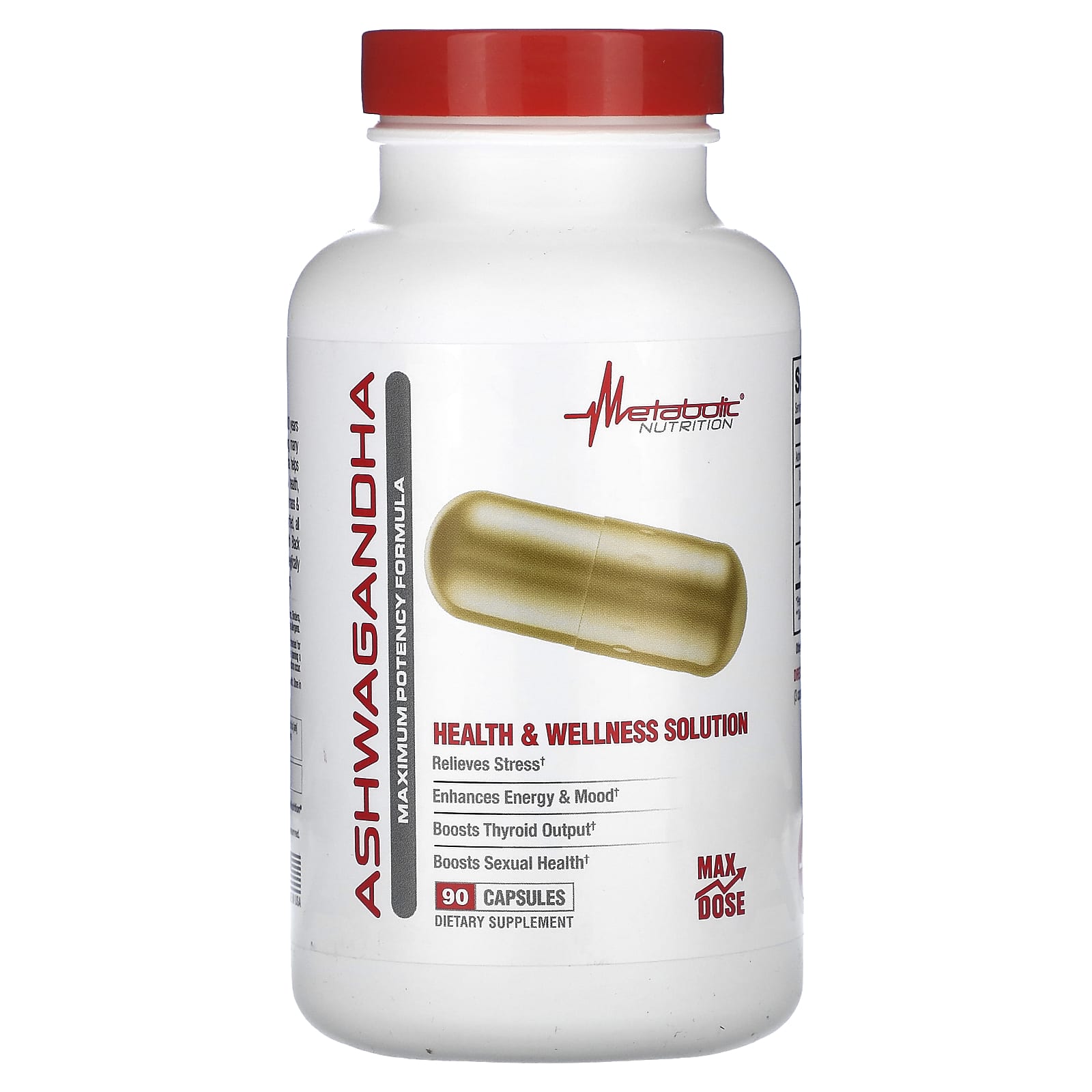 Metabolic Nutrition-Ashwagandha-90 Capsules