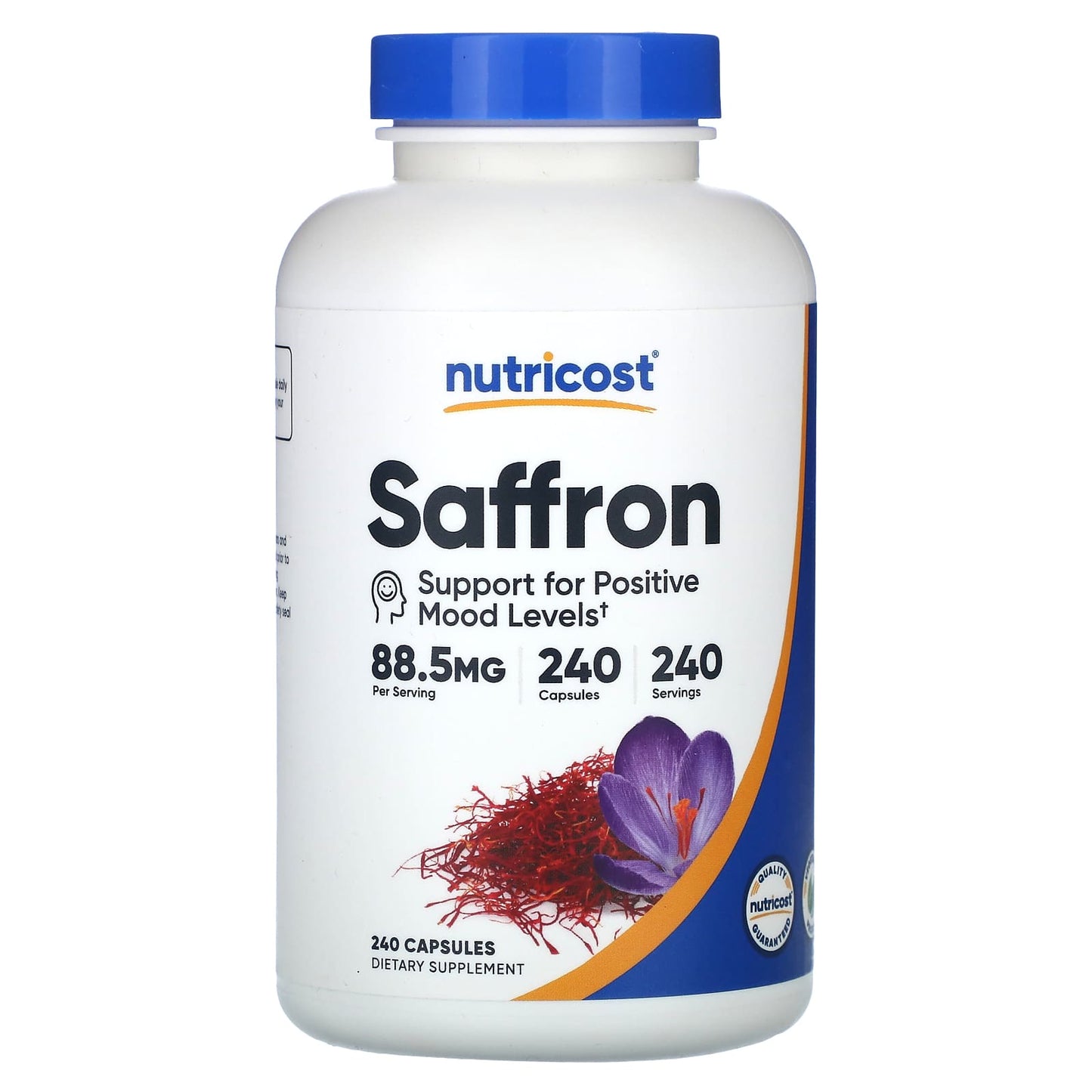 Nutricost-Saffron-88.5 mg -240 Capsules