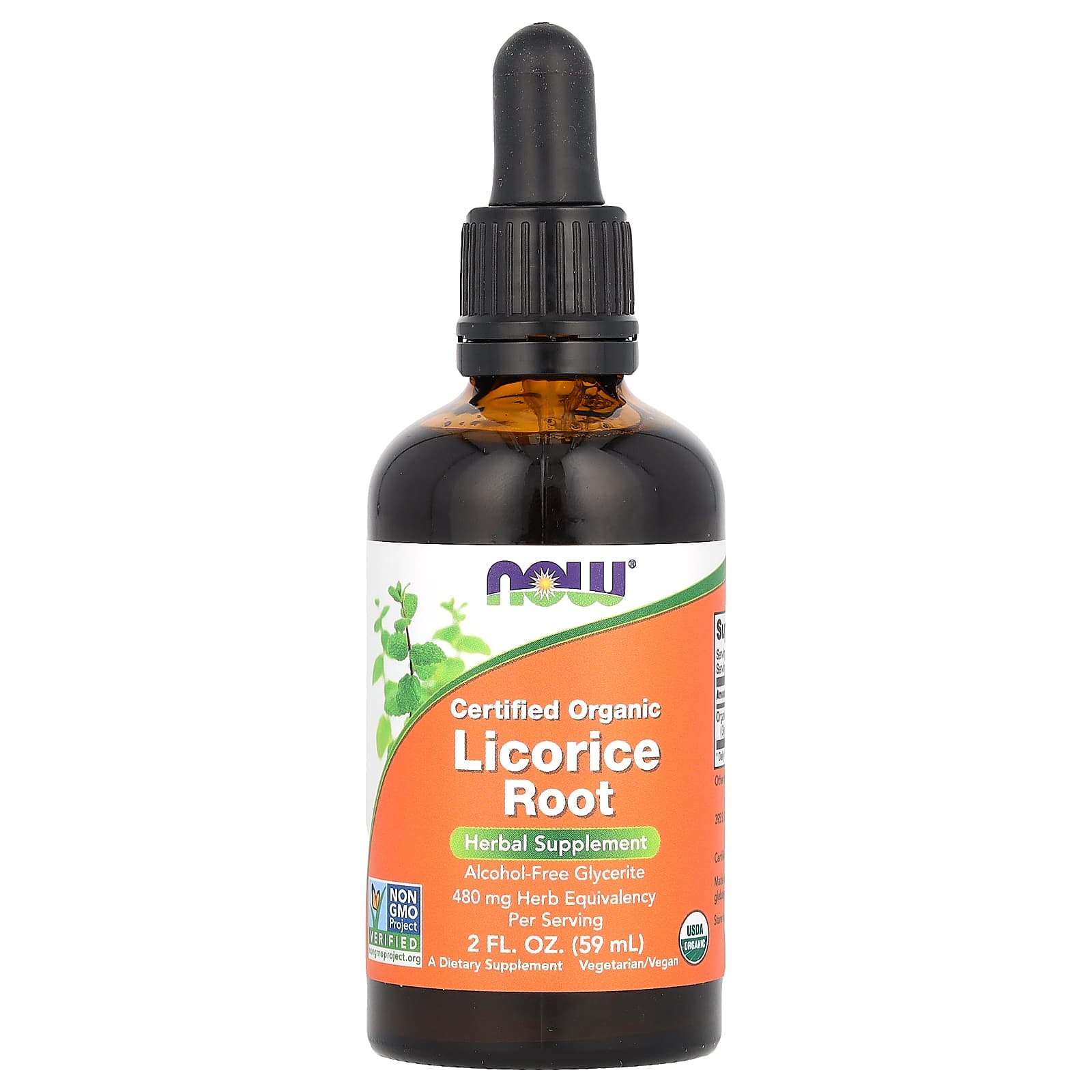 NOW Foods-Certified Organic Licorice Root-2 fl oz (59 ml)