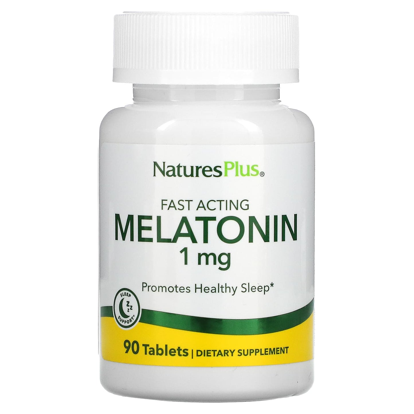 NaturesPlus-Fast Acting Melatonin-1 mg-90 Tablets