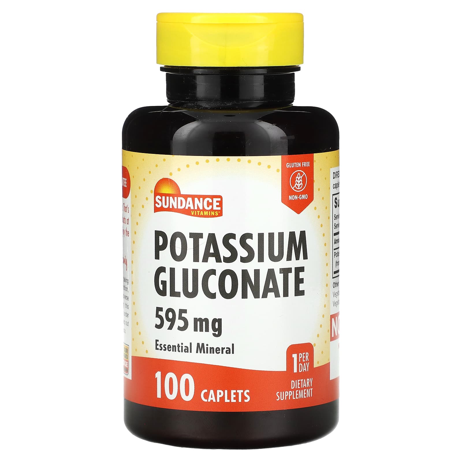 Sundance Vitamins-Potassium Gluconate-595 mg-100 Caplets