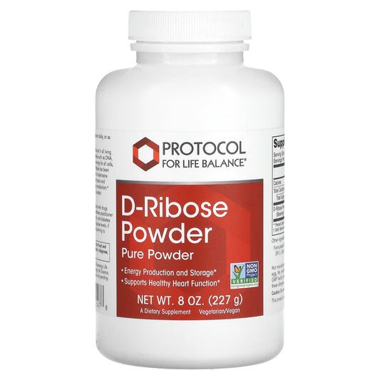 Protocol for Life Balance-D-Ribose Powder-8 oz (227 g)