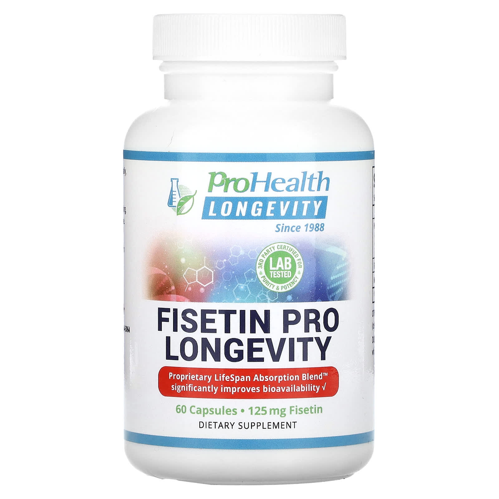 ProHealth Longevity-Fisetin Pro Longevity-125 mg-60 Capsules