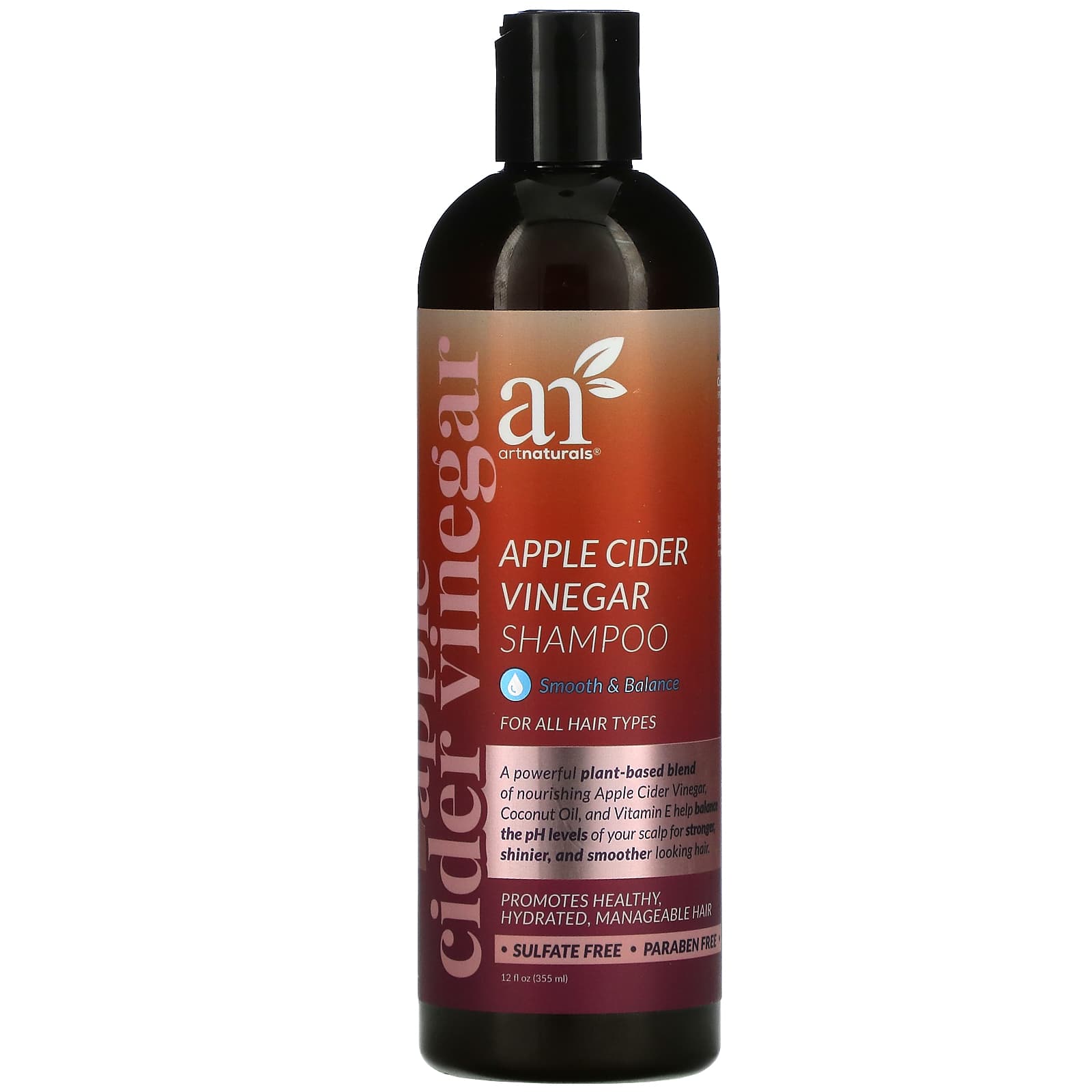 artnaturals-Apple Cider Vinegar Shampoo-12 fl oz (355 ml)