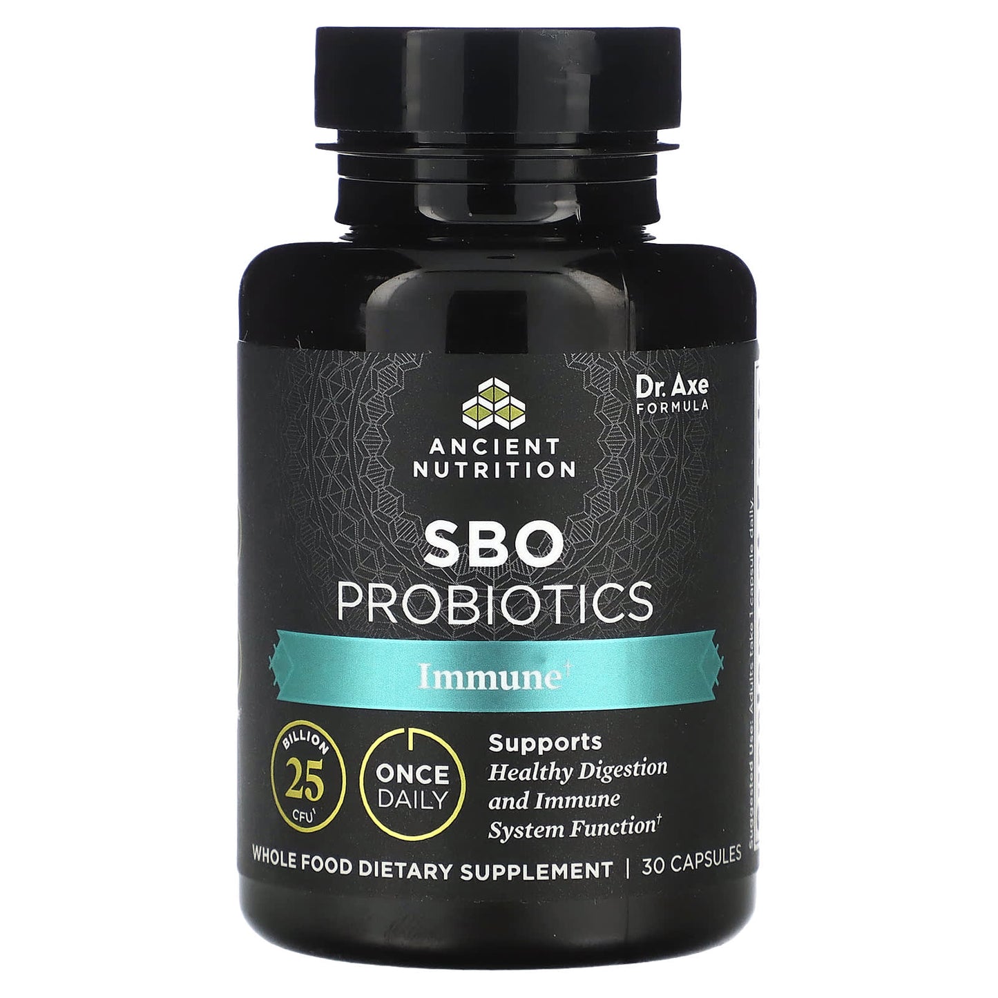 Ancient Nutrition-SBO Probiotics-Immune-25 Billion CFU-30 Capsules