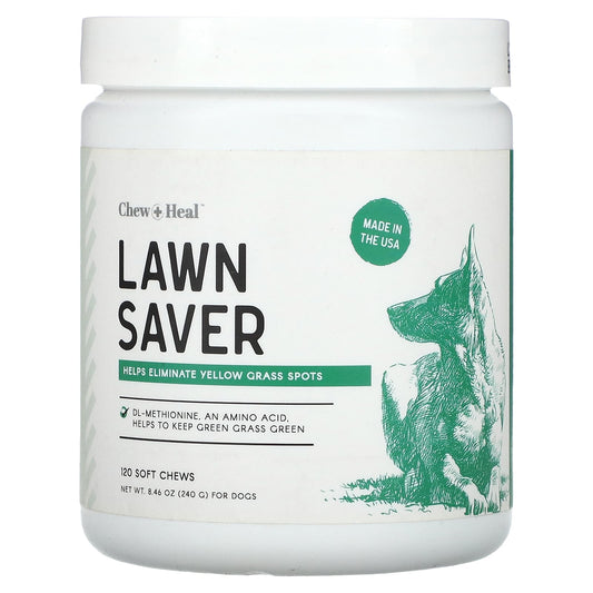 Chew + Heal-Lawn Saver-For Dogs-120 Soft Chews-8.46 oz (240 g)