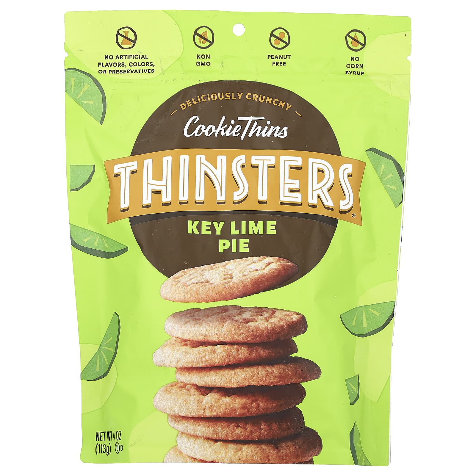 Thinsters-CookieThins-Key Lime Pie-4 oz (113 g)