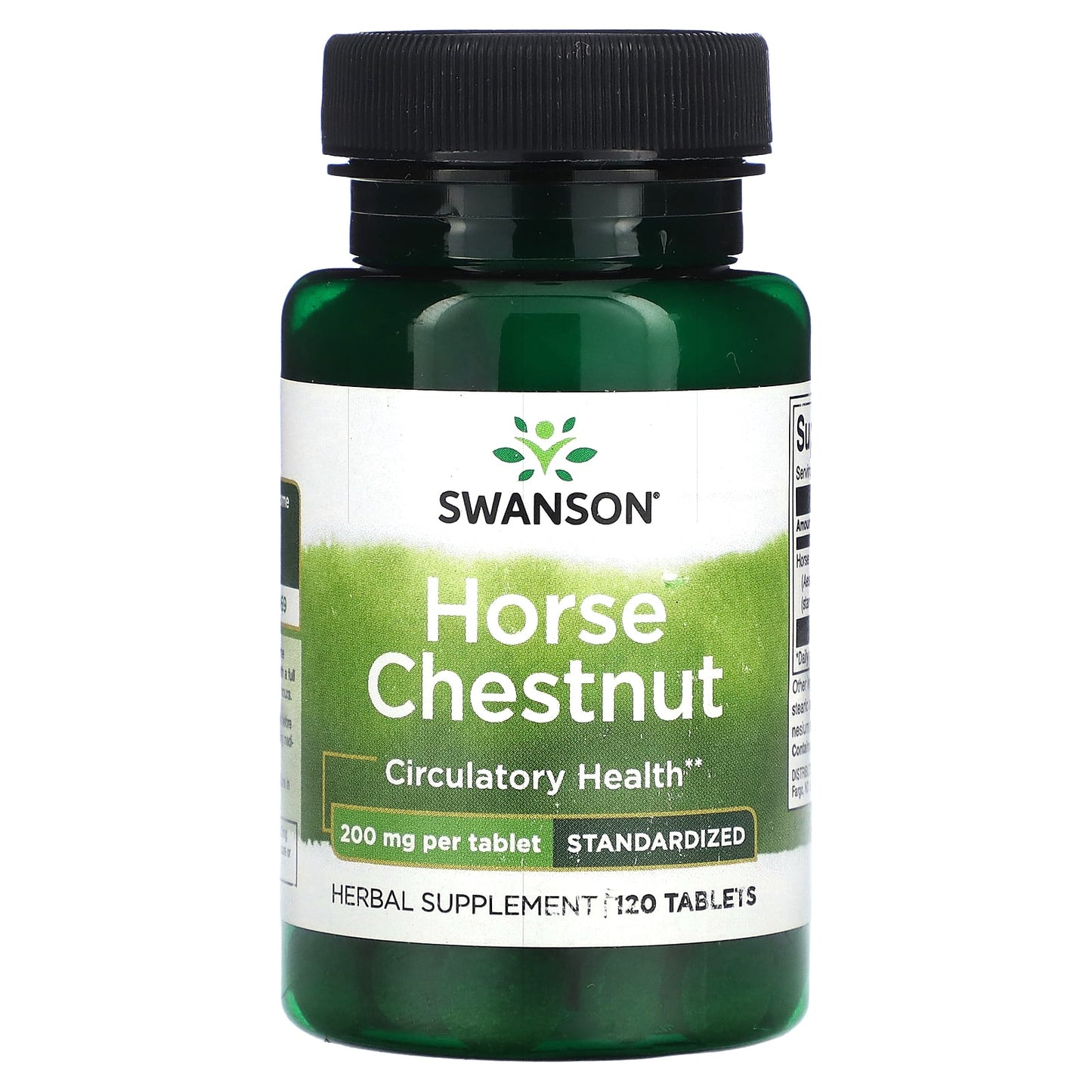 Swanson-Horse Chestnut-Standardized-200 mg-120 Tablets