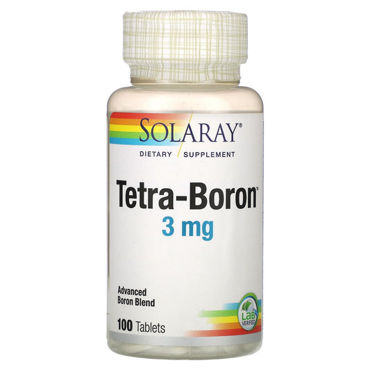 Solaray-Tetra-Boron-3 mg-100 Tablets