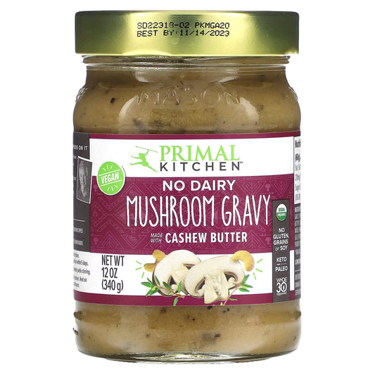 Primal Kitchen-Mushroom Gravy-12 oz (340 g)