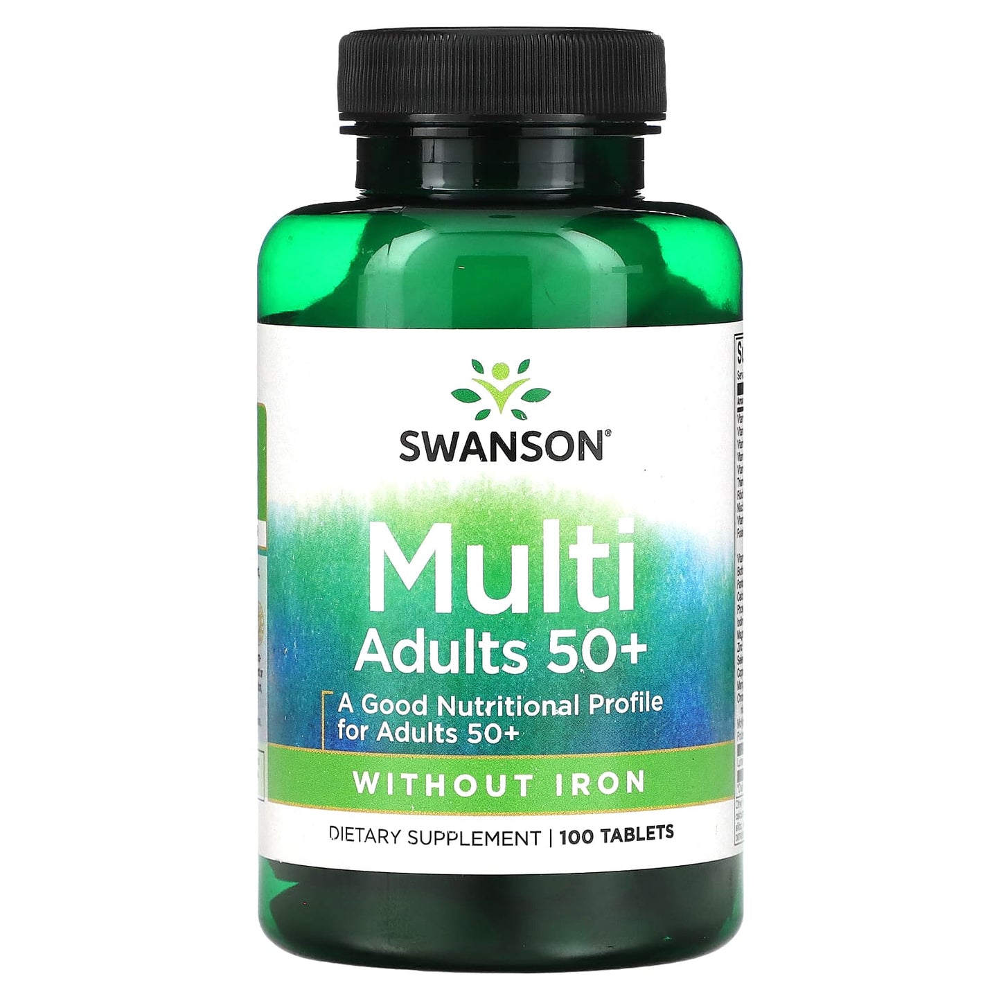 Swanson-Multi Adults 50+-100 Tablets