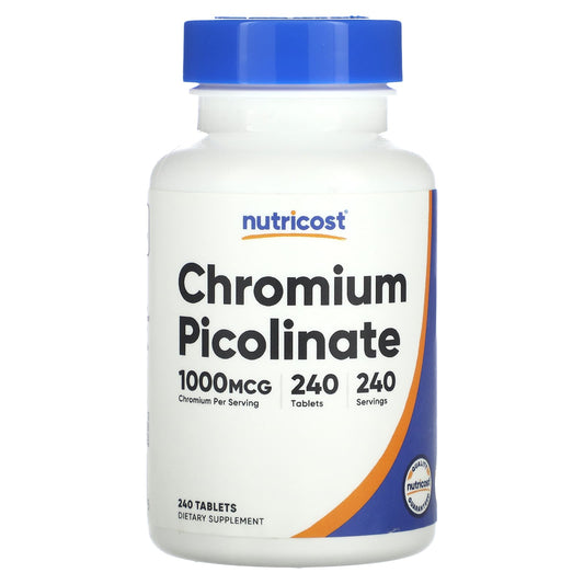 Nutricost-Chromium Picolinate-1,000  mcg-240 Tablets