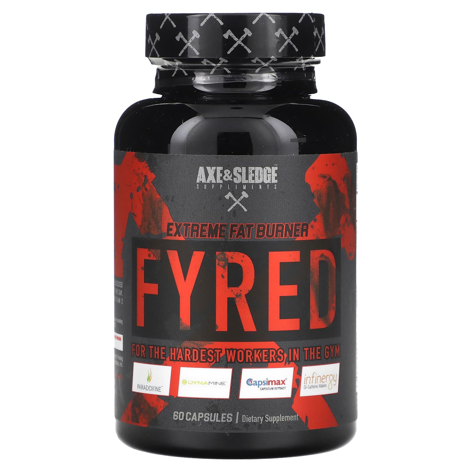 Axe & Sledge Supplements-Fyred-Extreme Fat Burner-60 Capsules