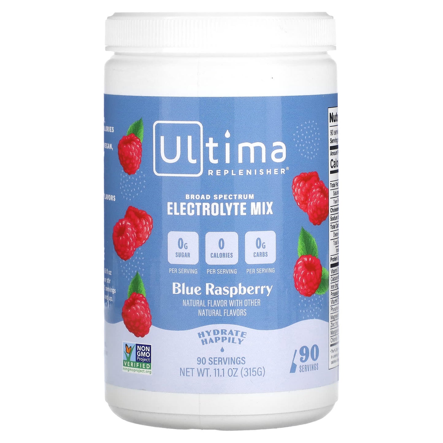 Ultima Replenisher-Electrolyte Mix-Blue Raspberry-11.1 oz (315 g)