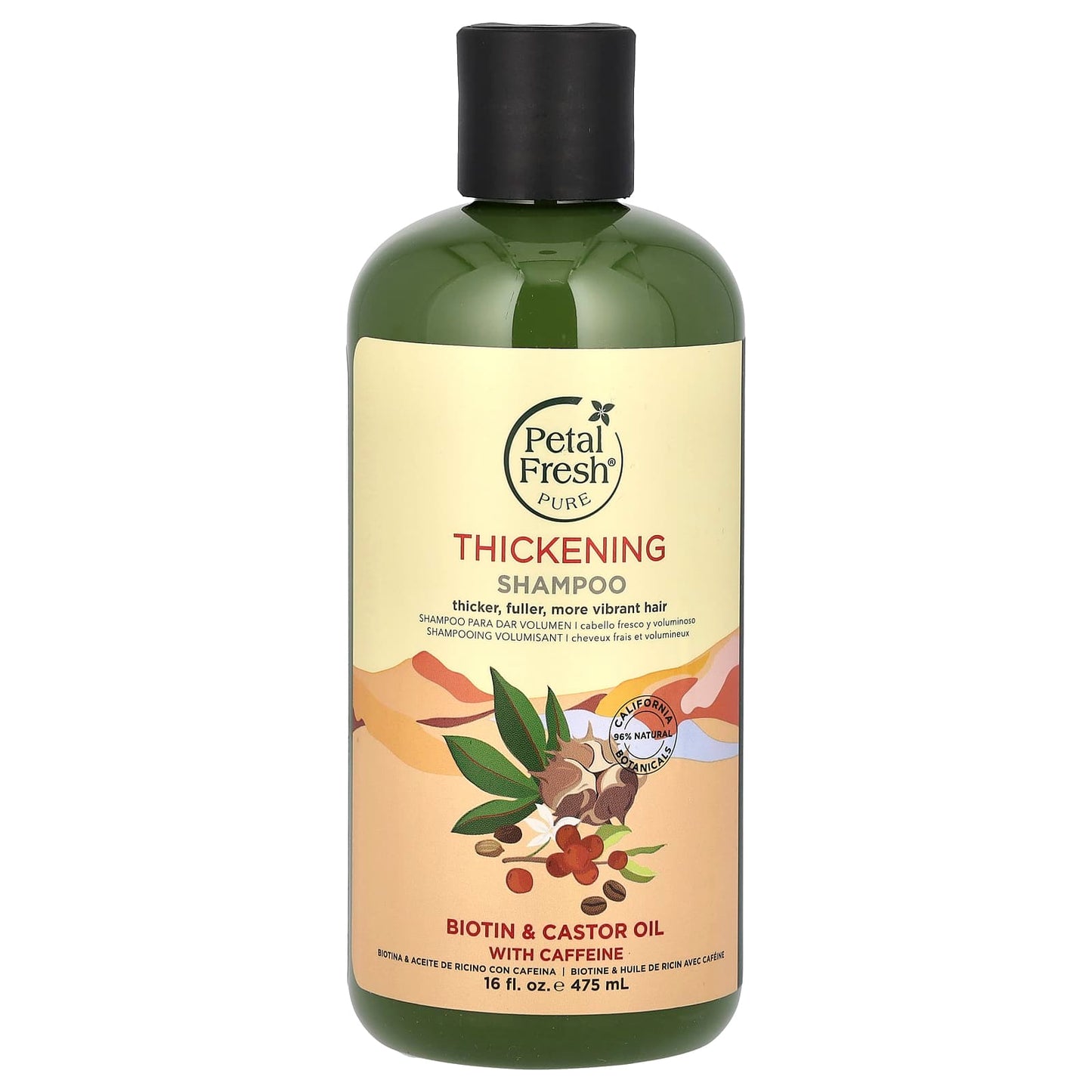 Petal Fresh-Pure-Thickening Shampoo-Biotin & Castor Oil With Caffeine-16 fl oz (475 ml)