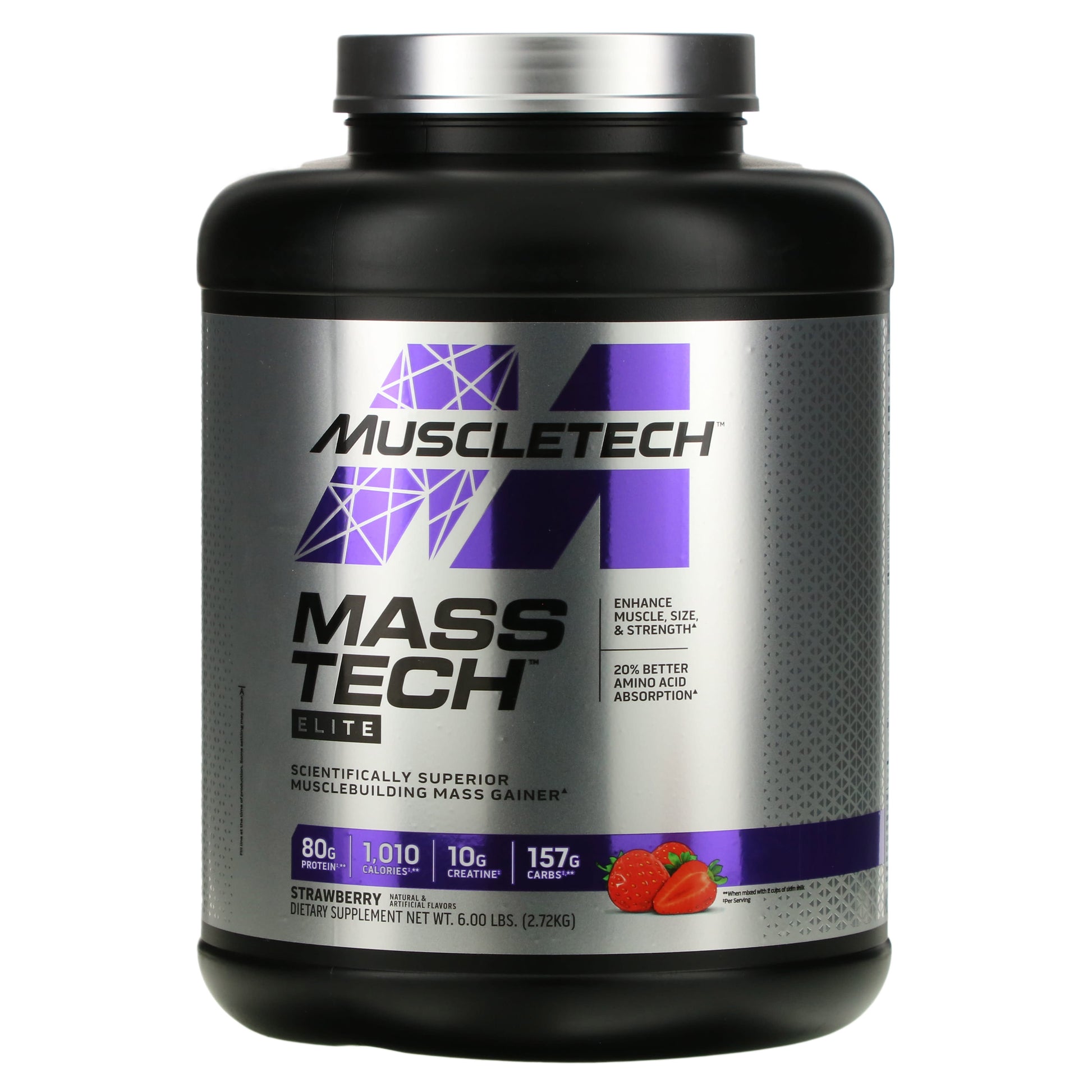 MuscleTech-Mass Tech Elite-Strawberry-6 lbs (2.72 kg)