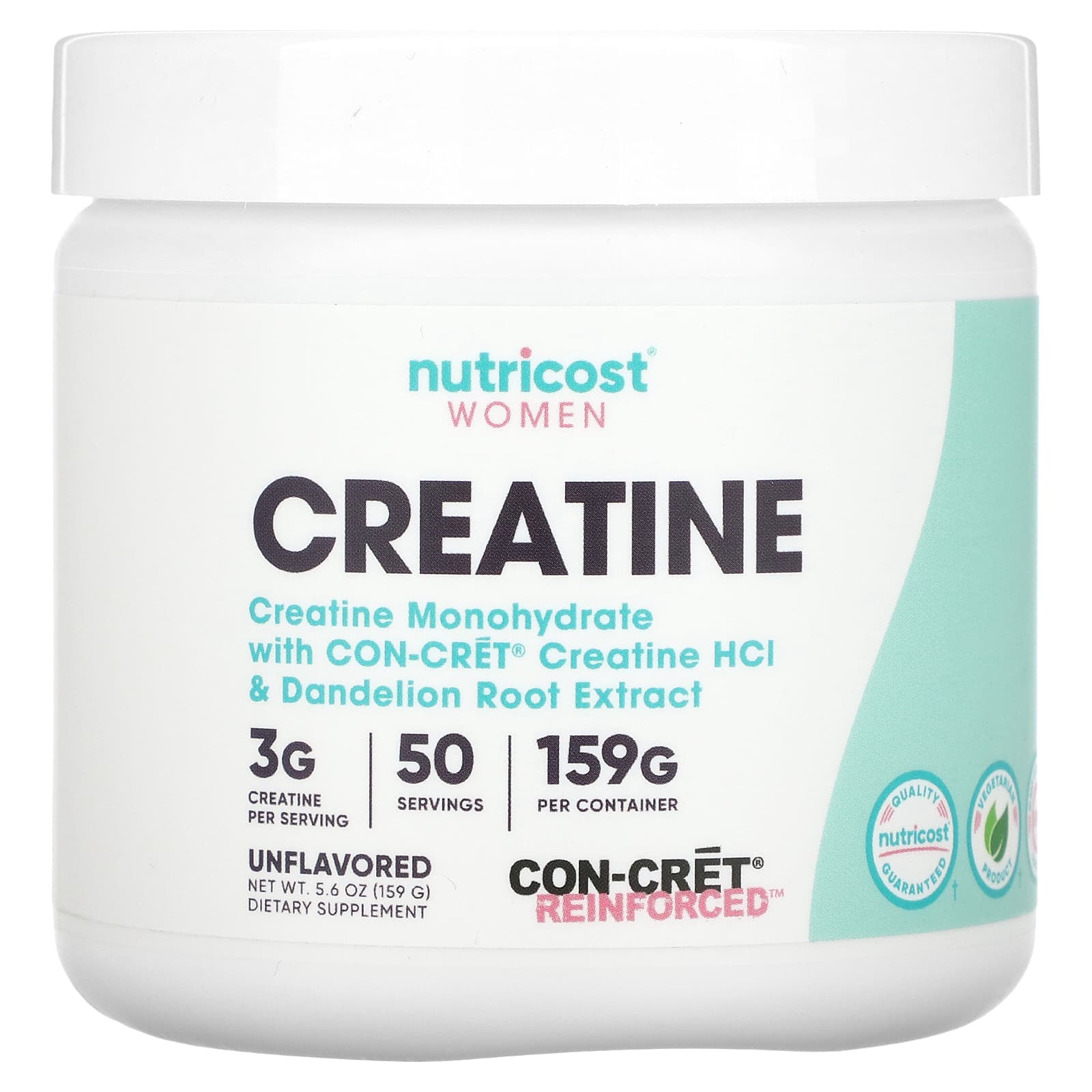 Nutricost-Women-Creatine-Unflavored-5.6 oz (159 g)