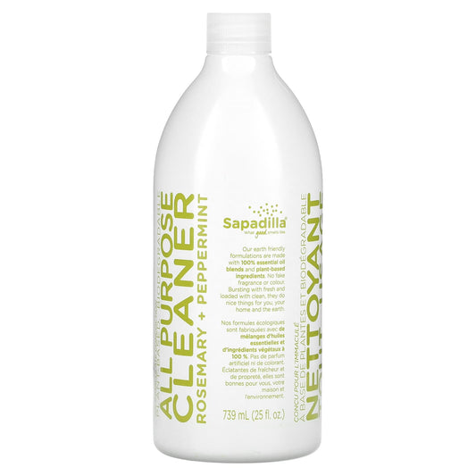 Sapadilla-All Purpose Cleaner-Rosemary + Peppermint-25 fl oz (739 ml)