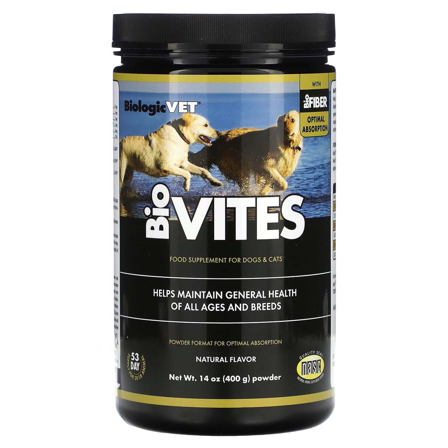 Flora-BiologicVet-BioVites-For Dogs & Cats-Natural-14 oz (400 g)