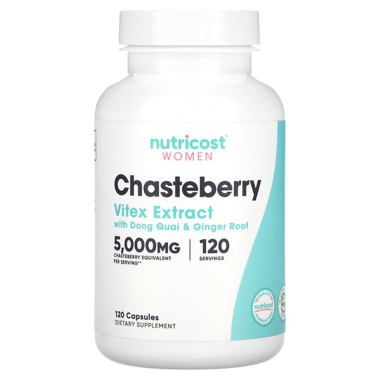 Nutricost-Women-Chasteberry with Dong Quai & Ginger Root-5,000 mg-120 Capsules