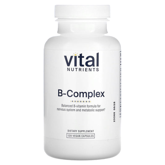 Vital Nutrients-B-Complex-120 Vegan Capsules