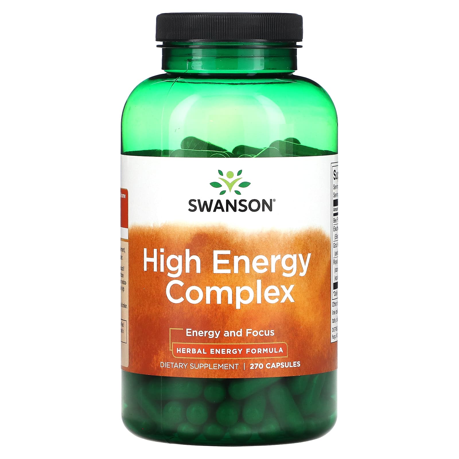 Swanson-High Energy Complex-270 Capsules