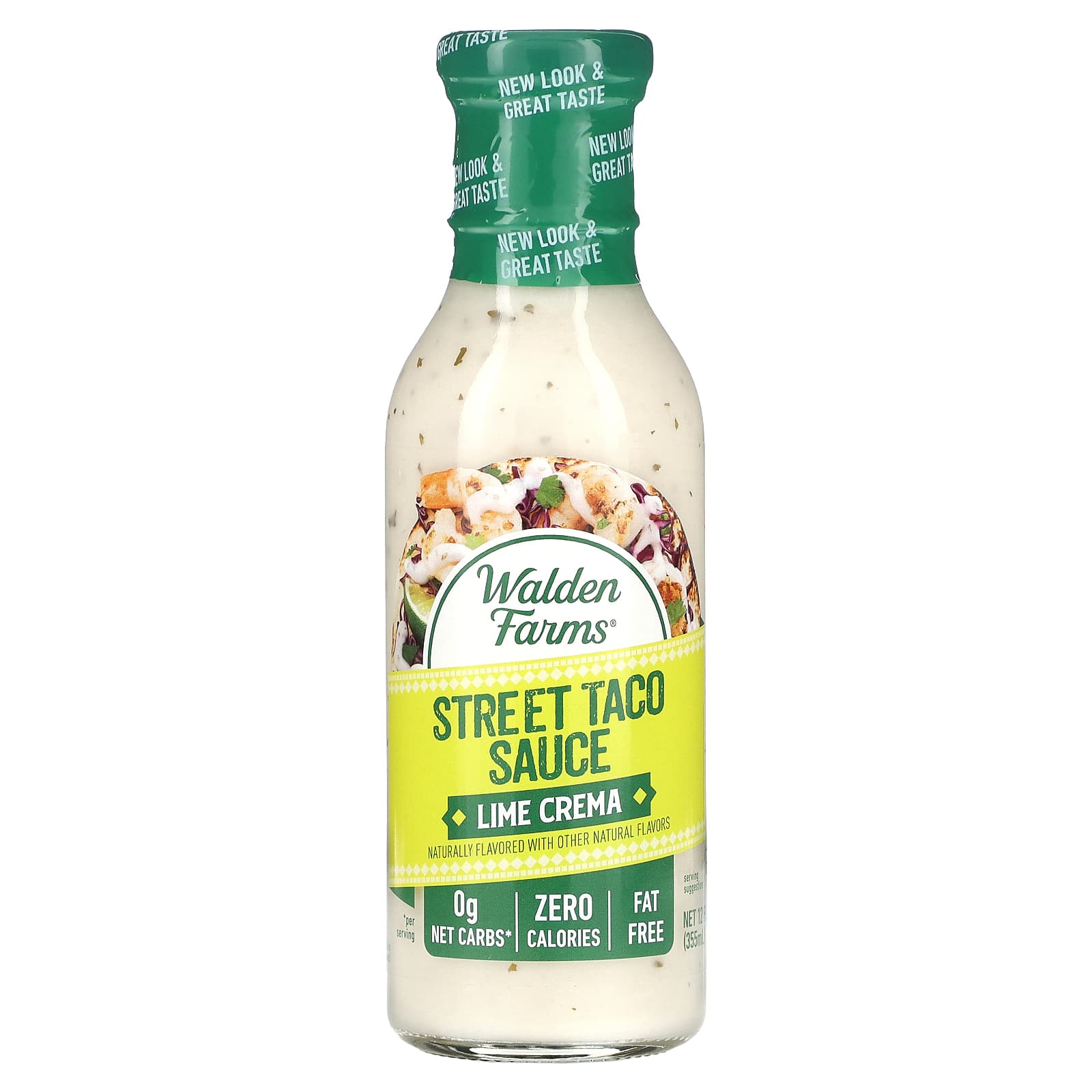 Walden Farms-Street Taco Sauce-Lime Crema-12 fl oz (355 ml)