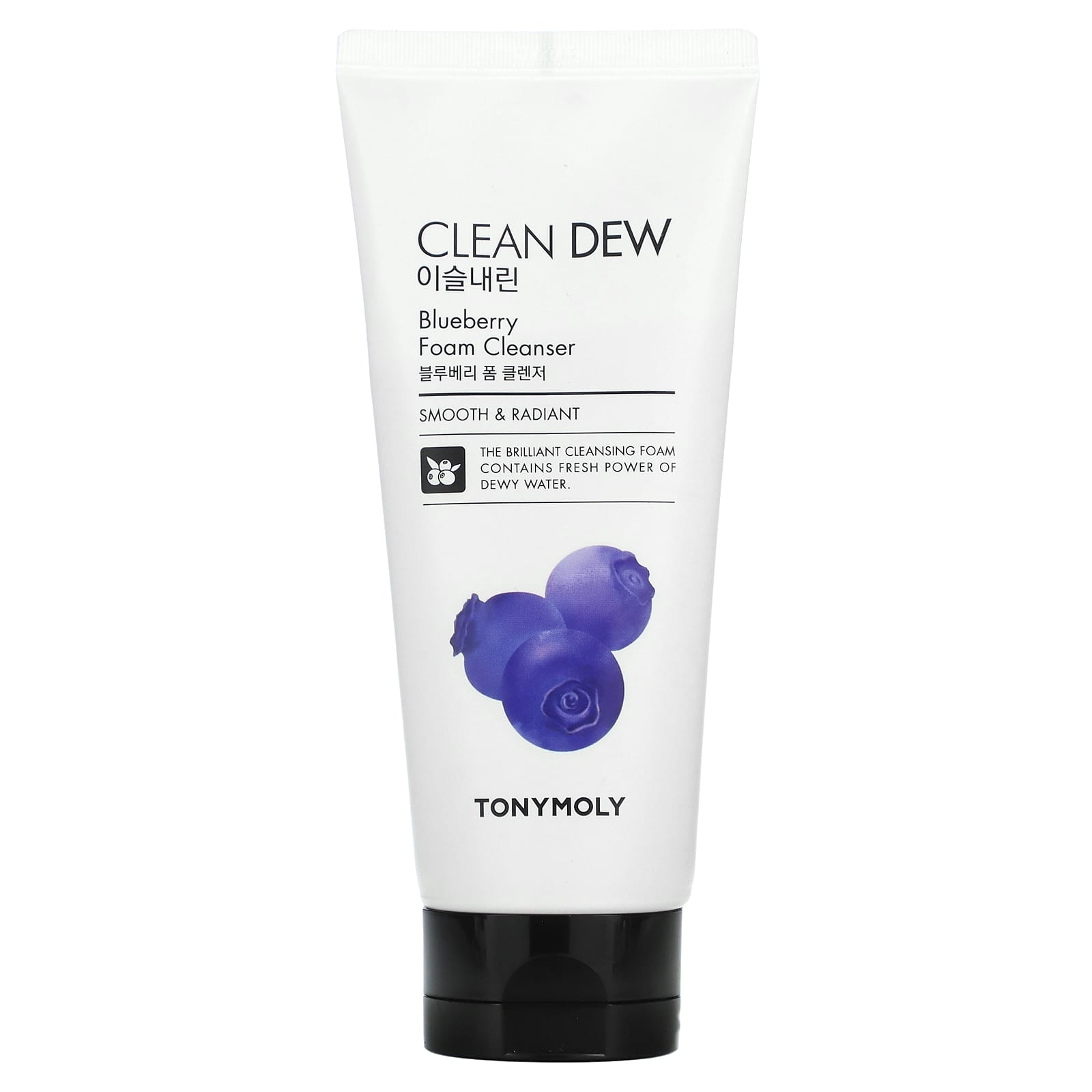 Tony Moly-Clean Dew-Blueberry Foam Cleanser-180 ml