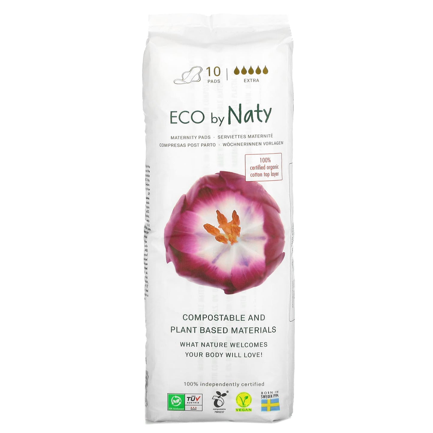 Naty-Maternity Pads-Extra-10 Pads