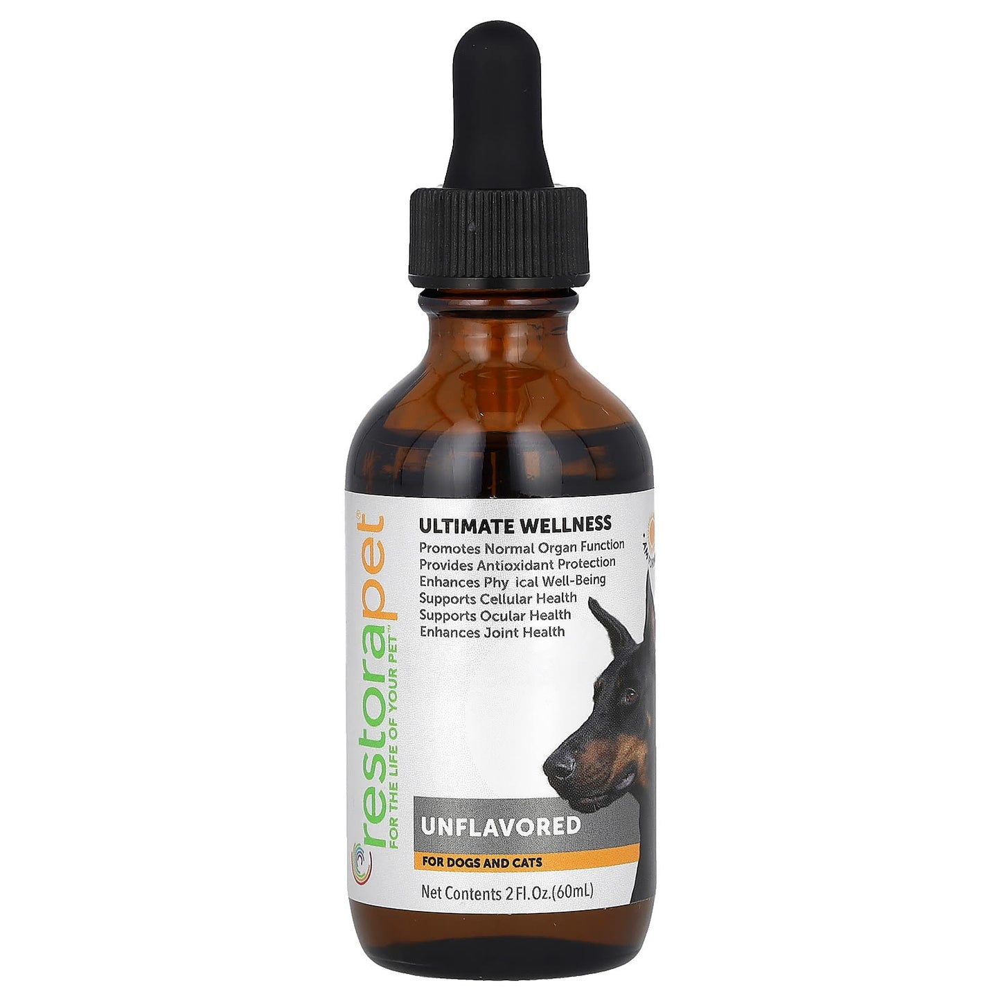 RestoraPet-Ultimate Wellness-For Dogs and Cats-Unflavored-2 fl oz (60 ml)