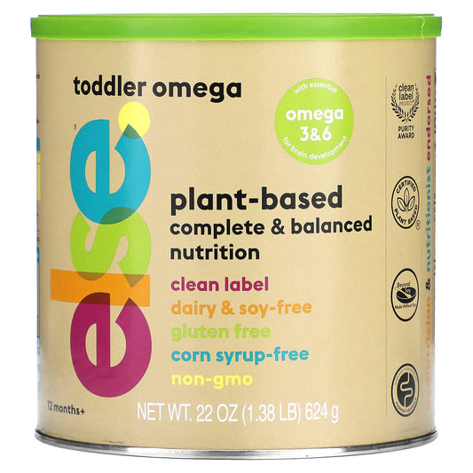 Else-Toddler Omega-Plant-Based Complete & Balanced Nutrition-12+ Months-1.38 lb (624 g)