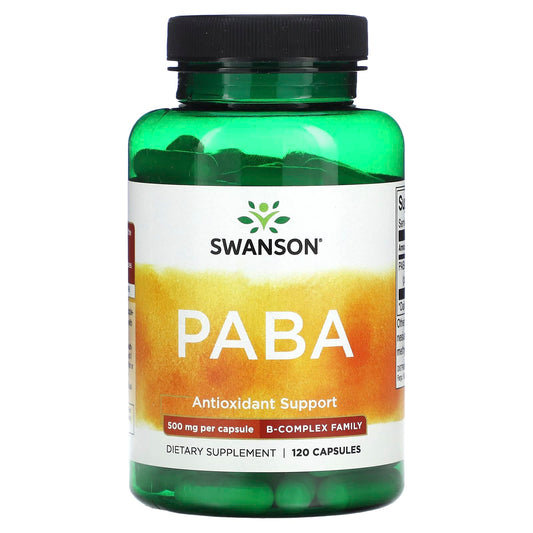 Swanson-PABA-500 mg-120 Capsules