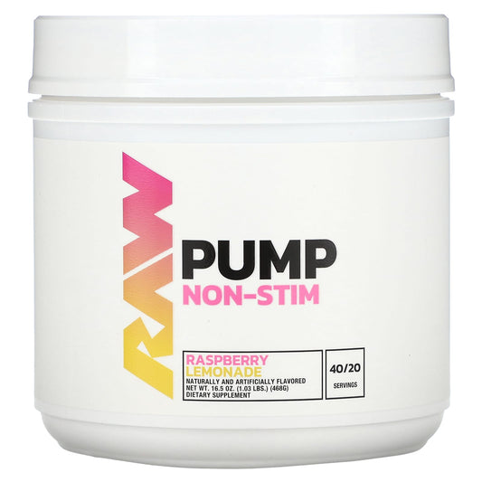 Raw Nutrition-Pump-Non-Stim-Raspberry Lemonade-1.03 lbs (468 g)