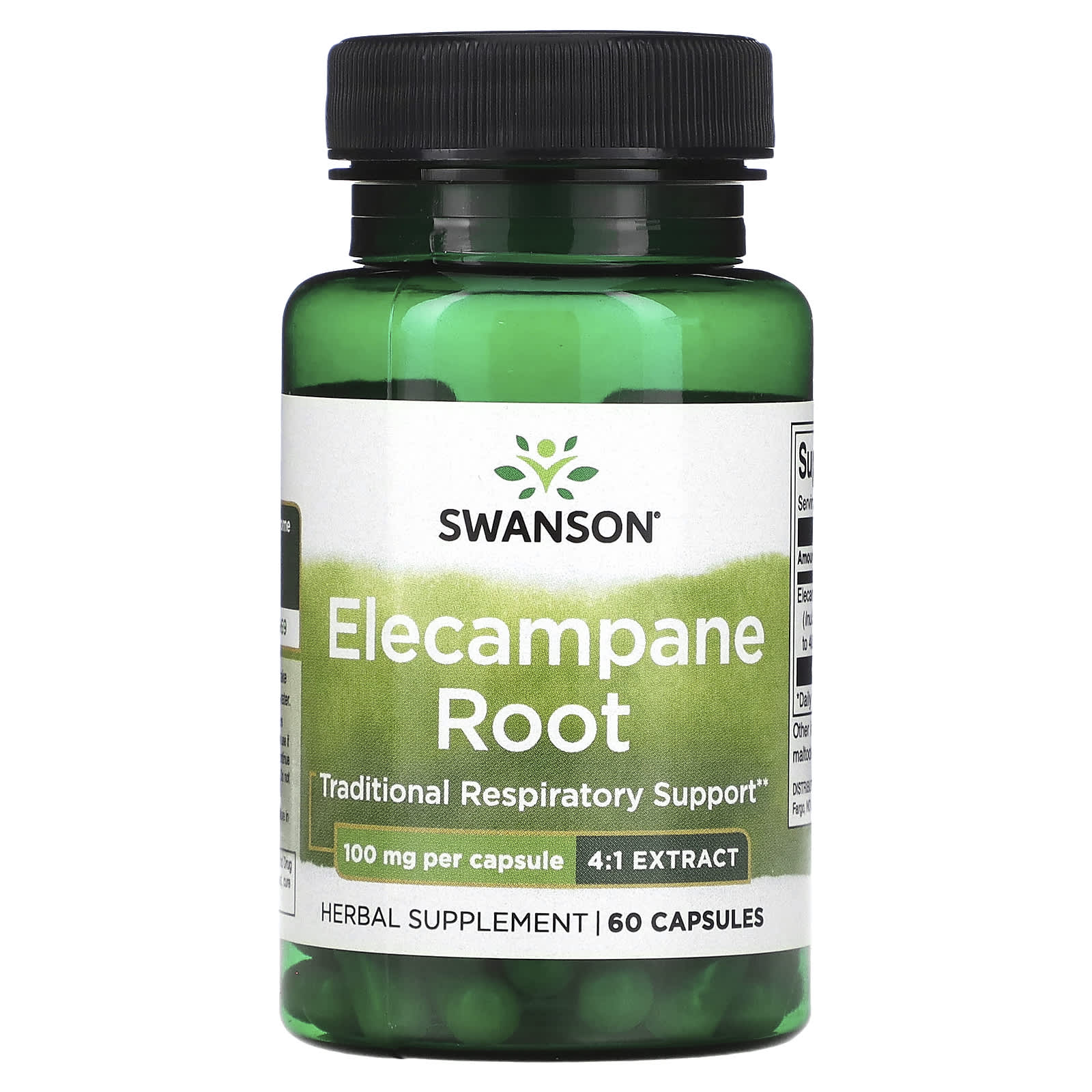 Swanson-Elecampane Root-100 mg-60 Capsules