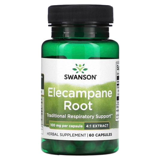 Swanson-Elecampane Root-100 mg-60 Capsules