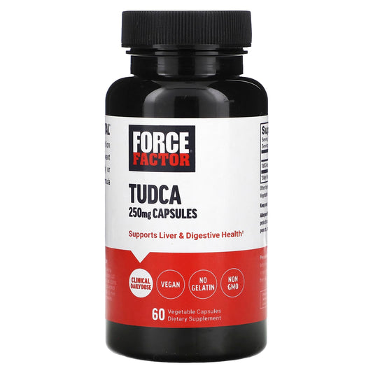 Force Factor-Tudca -250 mg -60 Vegetable Capsules