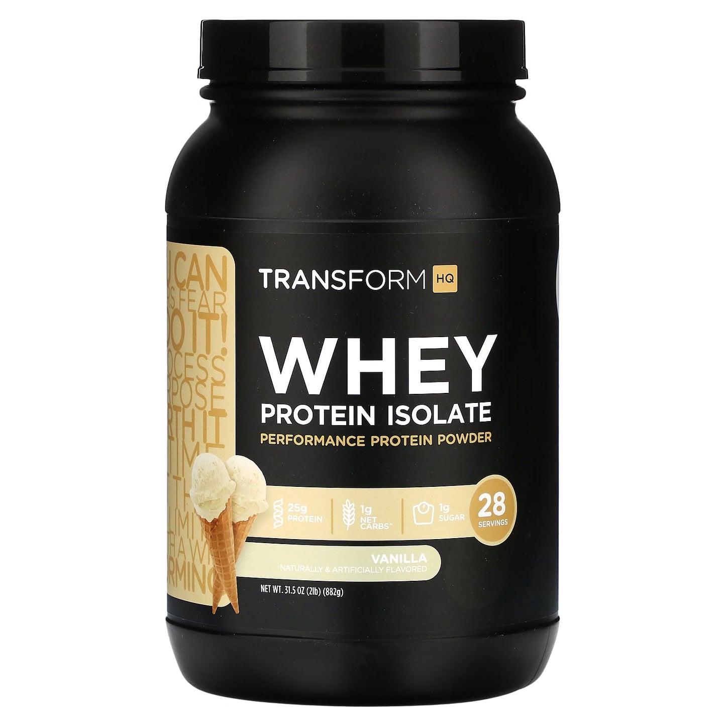 TransformHQ-Whey Protein Isolate-Vanilla-2 lb (882 g)