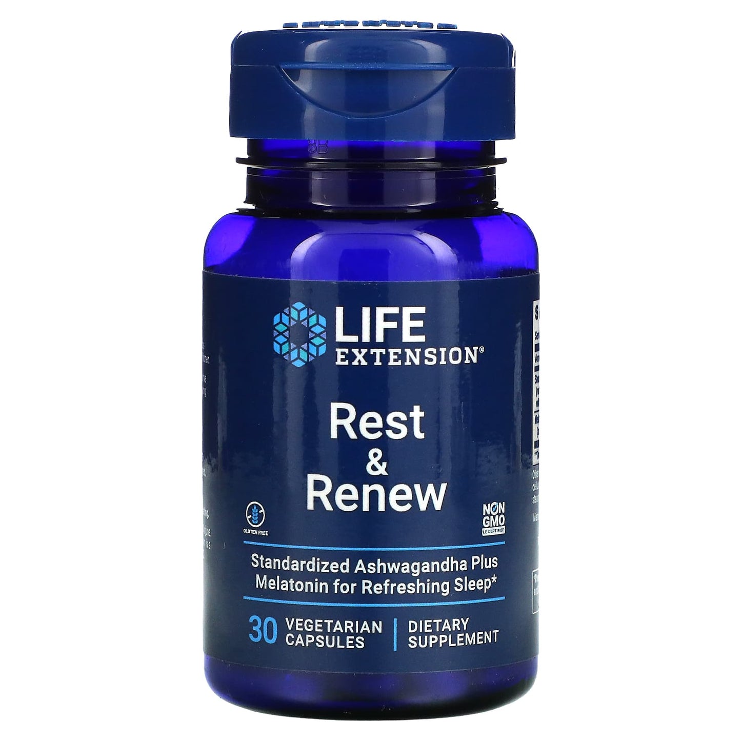 Life Extension-Rest & Renew-30 Vegetarian Capsules