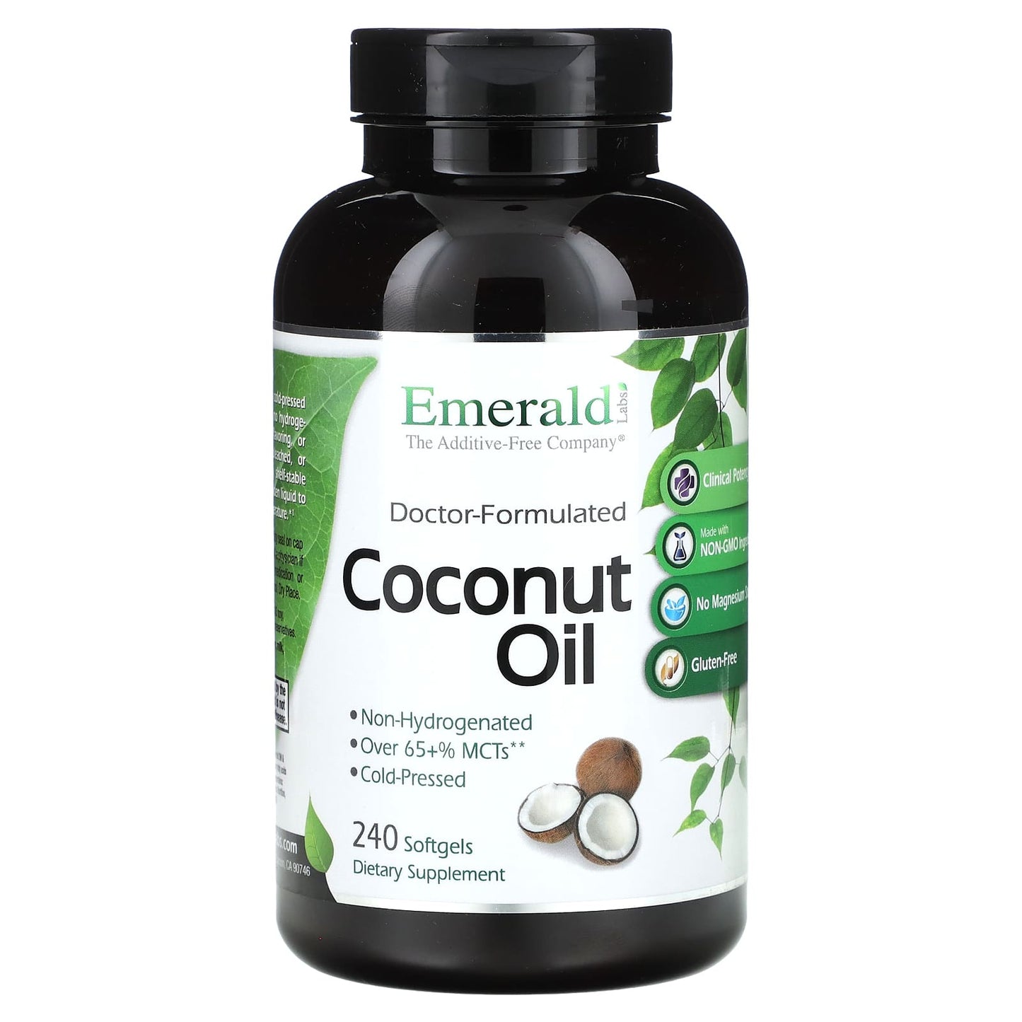 Emerald Laboratories-Coconut Oil-240 Softgels