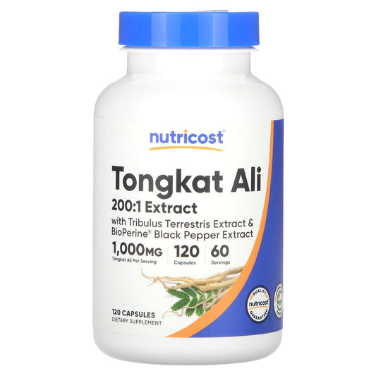 Nutricost-Tongkat Ali-1,000 mg-120 Capsules (500 mg per Capsule)